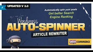 Wordpress Auto Spinner   Articles Rewriter