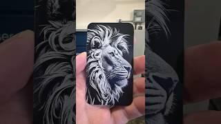 Watch This Lion Photo Come to Life with Laser Engraving! 