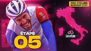 GIRO D'ITALIA 2023 | PRO CYCLING MANAGER 2022 | 5ème étape Atripalda - Salerno | Groupama-FDJ