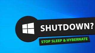 Stop Computer from Turning Off, Sleeping, or  Hibernating