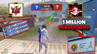 1 MILLION SUBS CBROWN VS MT1vs1 TDM WHO Will Win⁉️|PUBG MOBILE