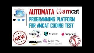 AMCAT AUTOMATA AND PROGRAMMING QUESTION (SCORE 70% EASILY) 30-90