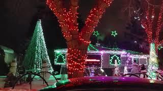 Animated Christmas Lights Display to Music