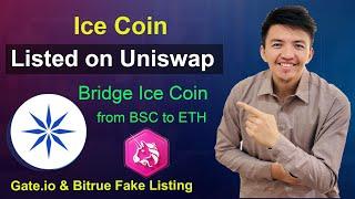 Ice Coin is Listed on Uniswap | Bridge Ice Coin from BSC to ETH | Gate.IO & Bitrue Fake Listing
