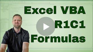 Excel VBA (Macro) FormualR1C1 formula notation