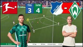 Die Werder-Raute ist back: TSG Hoffenheim - Werder Bremen (3:4) | Taktik-Analyse