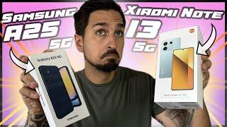 Samsung A25 5G vs Xiaomi NOTE 13 5G - SAL DE DUDAS CON ESTE VÍDEO