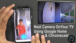 How to Integrate, Control Nest Hello Using Google home ( Mini & Max)  Chromecast With Voice #Verizon