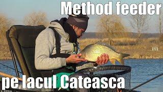 Pescuit la method feeder pe lacul Cateasca