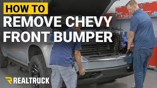 How to Remove a Factory Front Bumper on a 2019 Chevy Silverado 1500