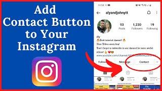 How to Add Contact Button to Your Instagram Page 2024