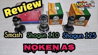 REVIEW NOKEN AS SMASH SHOGUN 110 SHOGUN 125 MERK NPP & RIKO