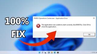 Fix 0xc000007b Error In Windows 11 & Solve The Application was Unable to Start Correctly 0xc000007b