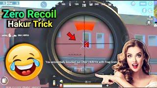 MY ZERO RECOIL HAKUR TRICK IN PUBG LITE | PUBG MOBILE LITE HAKUR SPRAY  #SHORTS #pubglite #short