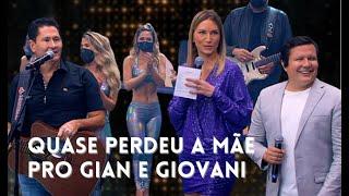 Anne Lottermann quase perdeu a mãe para Gian e Giovani | FAUSTÃO NA BAND