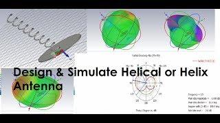 How to Design & Simulate Helical or helix Antenna using CST STUDIO SUITE