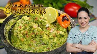 How to make garlic ROASTED GUACAMOLE | Guacamole LOVERS dream recipe | Villa Cocina