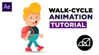 How to Create Walk Cycle Animation in After Effects Tutorial - No Plugin
