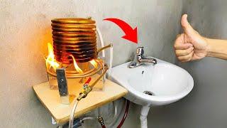 Electricity is no longer necessary! How to make hot water directly every day #hotwaterdirectly