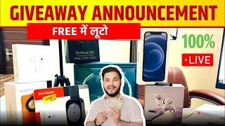 Giveaway announcement | make  money  online | Ranjeet digital marketing expert