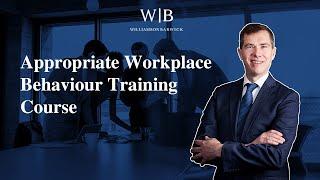 Appropriate Workplace Behaviour Training Course Promo (AU)