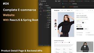 E-commerce Website with ReactJS + Spring Boot - Product Detail Page & REST APIs!