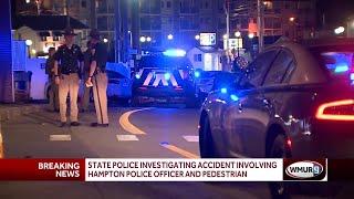 NH State Police investigating crash involving Hampton police officer, pedestrian