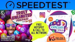 Speed Test Celcom Xpax Truly Unlimited Internet 2020 | Free Call & Hotspot | Serendah RM12/minggu