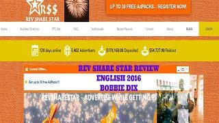 REVSHARE STAR REVIEW ENGLISH 2016  BOBBIE DIX