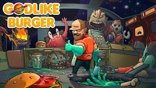 FIRST LOOK - Space Restaruant Tycoon Simulator - Making the BEST Burgers in Godlike Burger