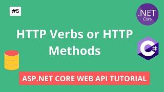 HTTP Verbs or HTTP Methods || ASP.NET Core Web API tutorial