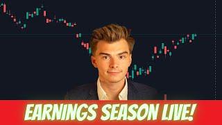 Earnings Season Live! - Market Open With Short The Vix