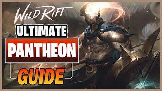 WILD RIFT ULTIMATE PANTHEON GUIDE - BUILD, RUNES, ABILITIES, TIPS AND TRICKS!