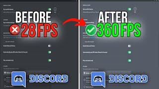 DISCORD: Fix Lag & Optimize Performance While Gaming| Low-End PC 2023️