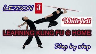 learning kung fu at home / lesson 3 , step by step / 100% for beginners