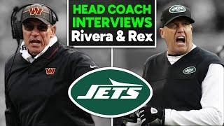 Ron Rivera & Rex Ryan to Interview for Jets Head Coach