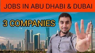 Jobs in Dubai UAE  3 Companies walk in interview | Foughty1