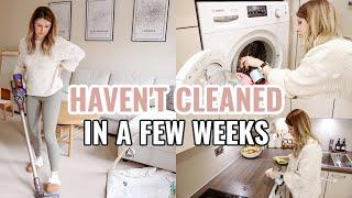 CLEAN WITH ME *newborn mum* | HAVEN'T CLEANED IN WEEKS | SPRING CLEANING MOTIVATION UK 2023