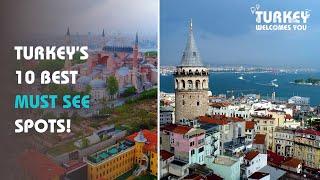 10 Best Places to Visit in Turkey | Must See Spots in Turkey | Turkey Travel Guide