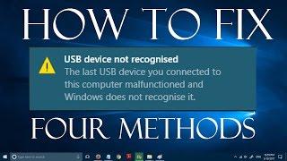 How to fix USB Device not Recognized/Not Detected in Windows 10 and Windows 11 (4 Methods)
