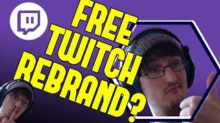 FREE TWITCH REBRANDING AND REDESIGNING