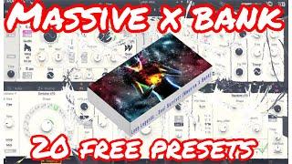 [FREE] Massive X Presets Bank "Soul Survivor"  (20 PRESETS) Ambient Trap Expansion Fl Studio