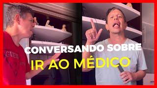 Conversando com eles sobre ir ao médico