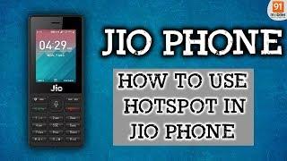 Jio Phone: Hotspot Update | How to Use Hotspot in Jio Phone [Hindi हिन्दी]