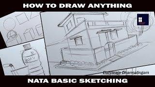 How to Draw Anything | For Beginners | NATA Basic Sketching