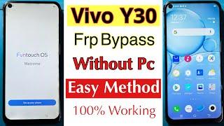 Vivo Y30 Frp Bypass Without Pc | Vivo Y30 Lock Unlock 100% Working