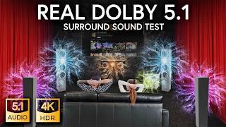 5.1 Atmos Surround Sound Test - Dolby Digital 5.1 PCM Demo