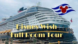 Disney Cruise Line: Disney Wish Full Room Tour