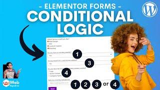 Conditional Logic for Elementor Pro Forms - Free Code - WordPress Tutorial
