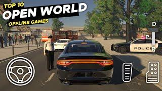 TOP 20 New Offline Open World Car Games for Android & iOS 2024 Part 1 • Best Roleplay Games